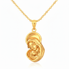 Mặt dây chuyền Vàng Đức Mẹ Virgin Mary with Baby Jesus Pendant Necklace in 14K Yellow Gold by AME Jewellery