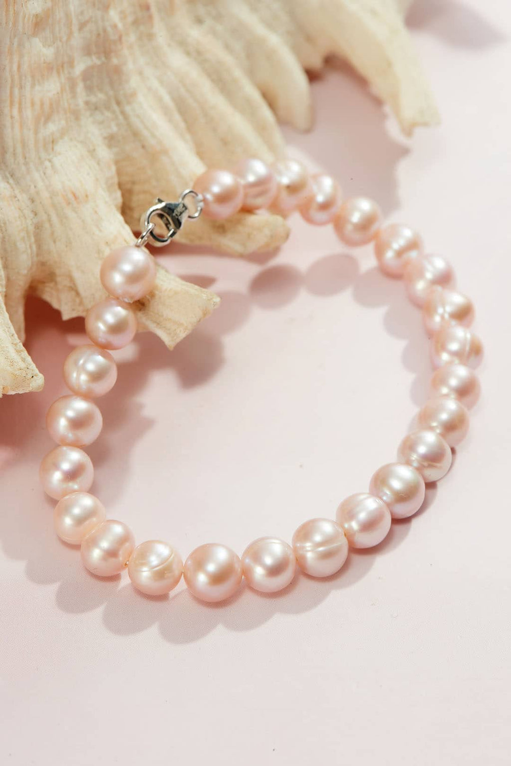 Vòng tay Ngọc trai nước ngọt màu Lavender Pearl Strand Bracelet | AME Jewellery