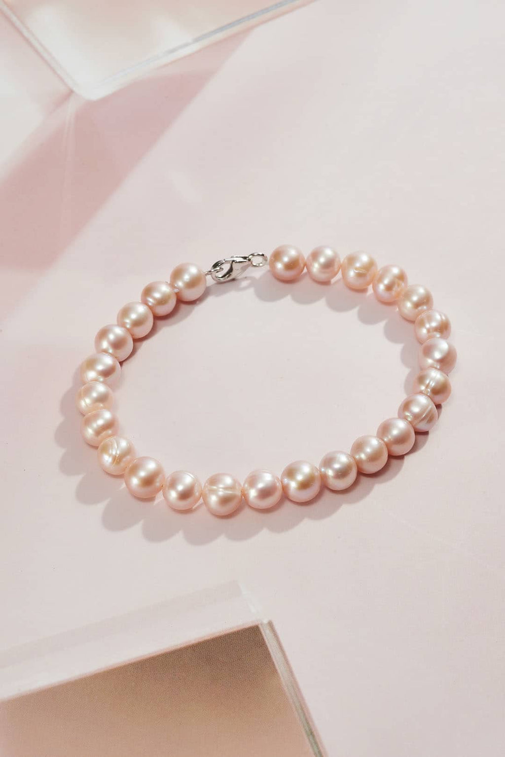 Vòng tay Ngọc trai nước ngọt màu Lavender Pearl Strand Bracelet | AME Jewellery