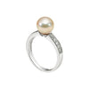 Nhẫn Ngọc trai Nước ngọt Freshwater Pearl channel ring - AME Jewellery