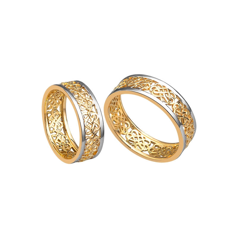 Nhẫn Vàng 14K hoa văn - AME Jewellery