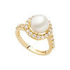 Nhẫn Vàng 14K Ngọc trai nuôi nước ngọt Freshwater Pearl Gold Ring - AME Jewellery