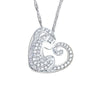 Pendentif cœur de singe en argent sterling - AME Jewellery