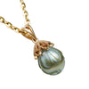 Mặt dây Ngọc trai Biển French Polynesian Tahitian Cultured Pearl Gold Pendant | AME Jewellery