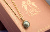 Mặt dây Ngọc trai Biển French Polynesian Tahitian Cultured Pearl Gold Pendant | AME Jewellery