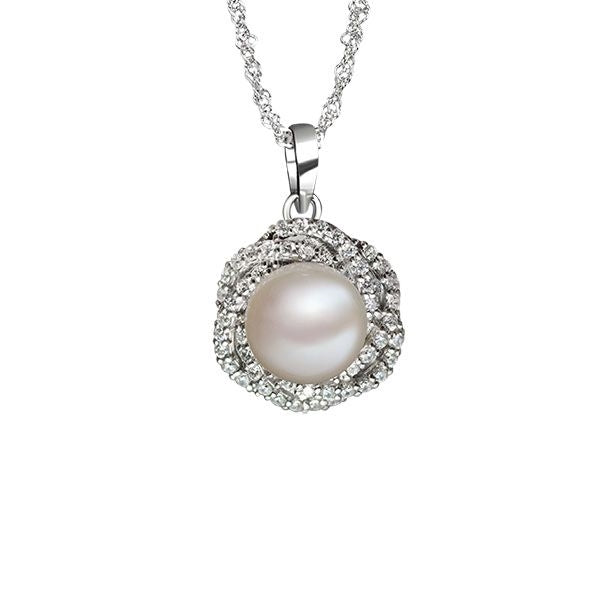 Mặt dây Ngọc trai trắng White Pearl Pendant Necklace by AME Jewellery