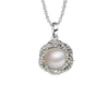 Mặt dây chuyền Ngọc trai Nước ngọt trắng Cao cấp - AME Jewellery