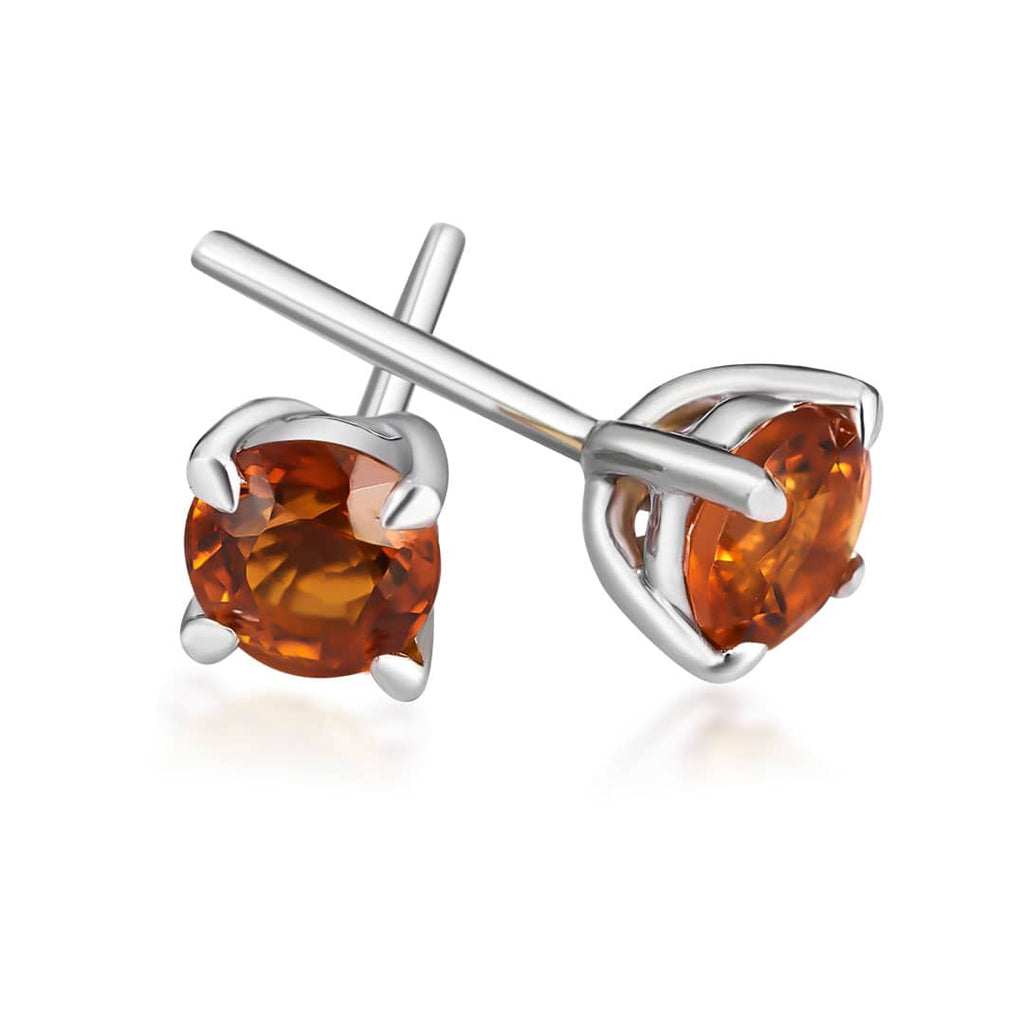 Bông tai Đá quý tự nhiên Citrine Earrings in Sterling Silver by AME Jewellery