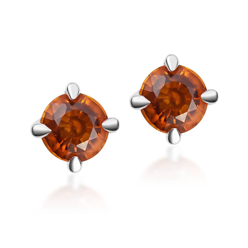 Bông tai Đá quý tự nhiên Citrine Earrings in Sterling Silver by AME Jewellery