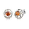 Bông tai Đá quý thiên nhiên Citrine Earrings - AME Jewellery