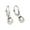 Bông tai Ngọc trai nuôi nước ngọt trắng Freshwater Pearl Earrings - AME Jewellery 