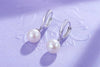 Bông tai Ngọc trai nước ngọt trắng Pearl huggie hoop  Earrings by AME Jewellery