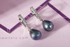 Bông tai Ngọc trai nước ngọt Peacock Freshwater Pearl Earrings - AME Jewellery