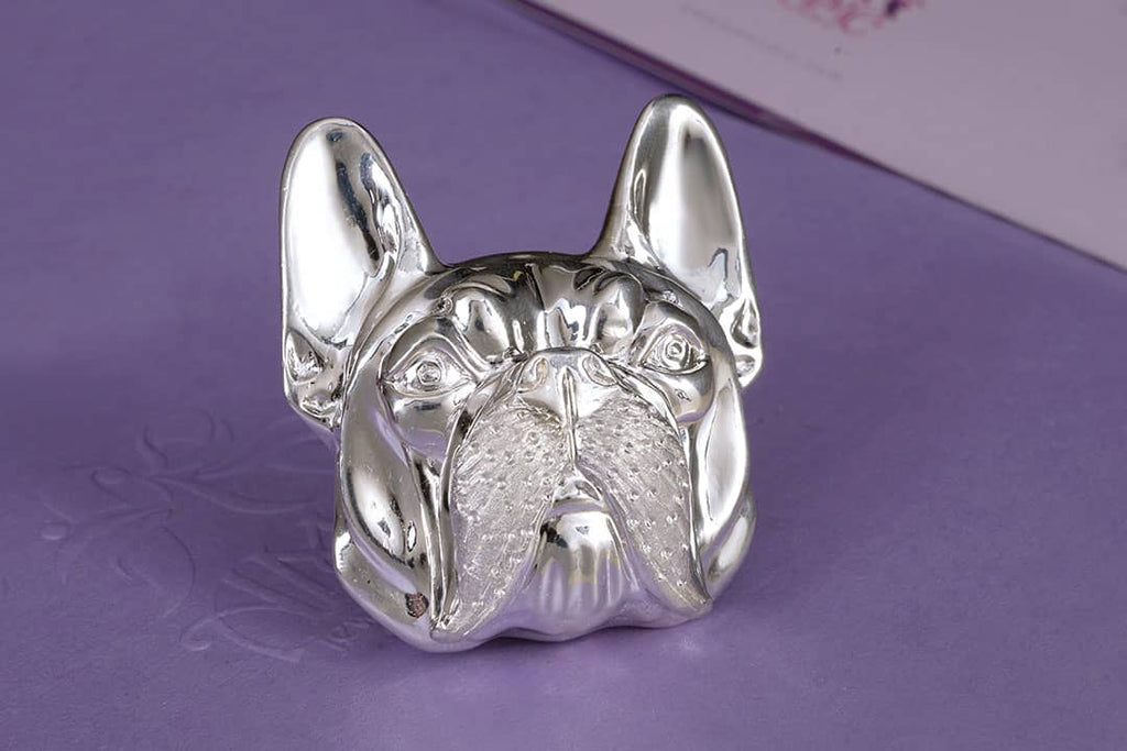 Bulldog Belt Buckle in Silver - Luxury Accessories - AME Jewellery