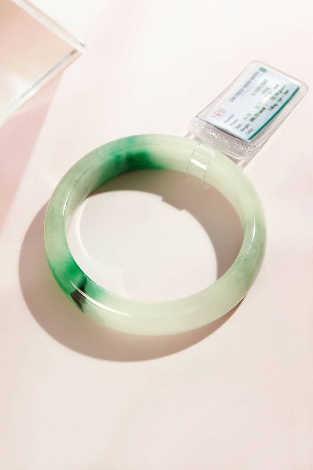 Vòng Cẩm Thạch thiên nhiên Miến Điện bản hẹ | Myanmar Natural Jadeite Jade Bangle | AME Jewellery