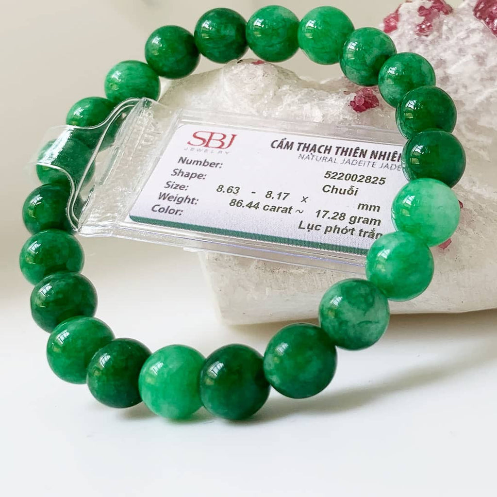 Real Green Jade Beads Bracelet Bangle | Real Jade Jewelry | RealJade Co.Â®  – RealJade® Co.