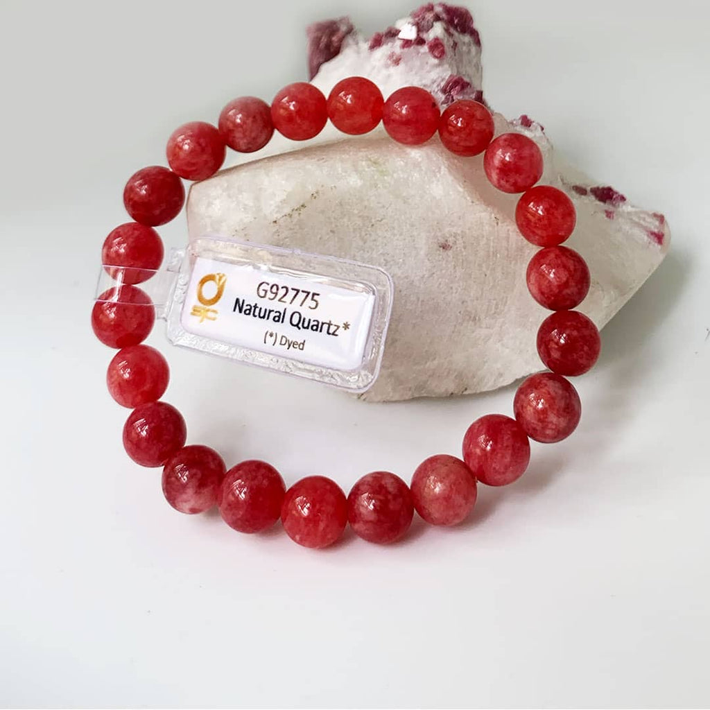 Chuỗi đeo tay Đá quý thiên nhiên Strawberry Quartz | AME Jewellery