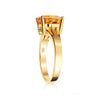 Nhẫn Vàng 14K Đá quý Natural Oval Citrine Gold Ring | AME Jewellery