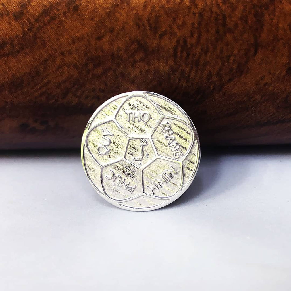 Đồng xu Bạc may mắn Phong thuỷ Việt Nam | Lucky Silver Coin | AME Jewellery