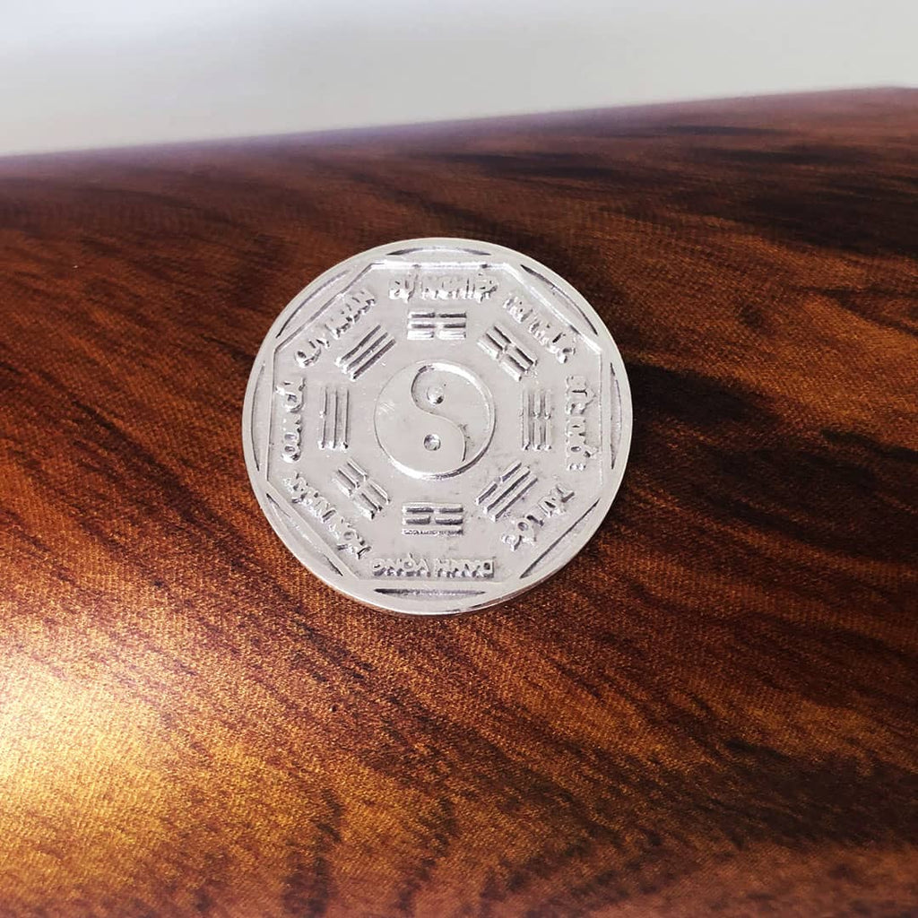 Đồng xu Bạc may mắn Phong thuỷ Việt Nam | Lucky Silver Coin | AME Jewellery