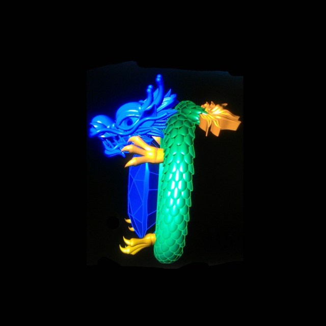 3D Design - Citrine Dragon Pendant for Men - AME Jewellery