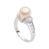 Nhẫn Ngọc trai Nước ngọt Freshwater pearl accent ring- AME Jewellery