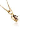 Mặt dây Vàng 14K Đá quý thiên nhiên Garnet Gold Heart Pendant - AME Jewellery