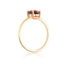 Nhẫn Vàng 14K Đá quý thiên nhiên Garnet Gold Ring - AME Jewellery