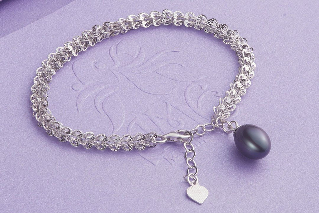 Lắc tay Ngọc trai nước ngọt Peacock Freshwater Pearl Bracelet - AME Jewellery