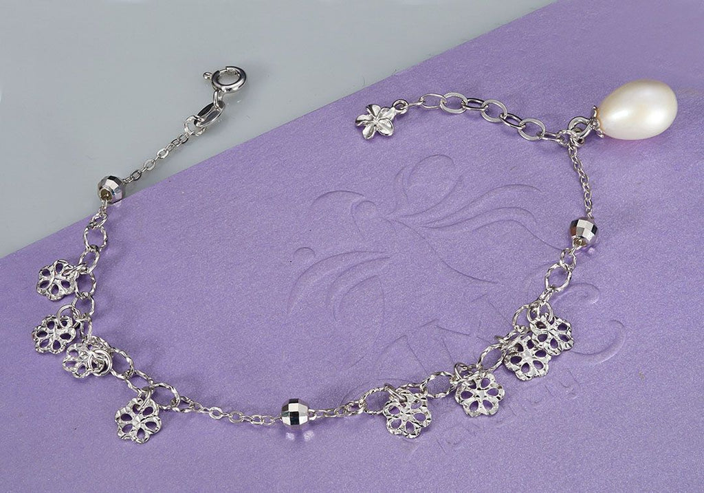 Lắc tay Ngọc trai nước ngọt Freshwater Pearl Bracelet - AME Jewellery