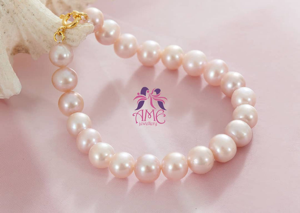 Vòng tay chuỗi Ngọc trai nước ngọt | Lavender Pearl Strand Bracelet | AME Jewellery