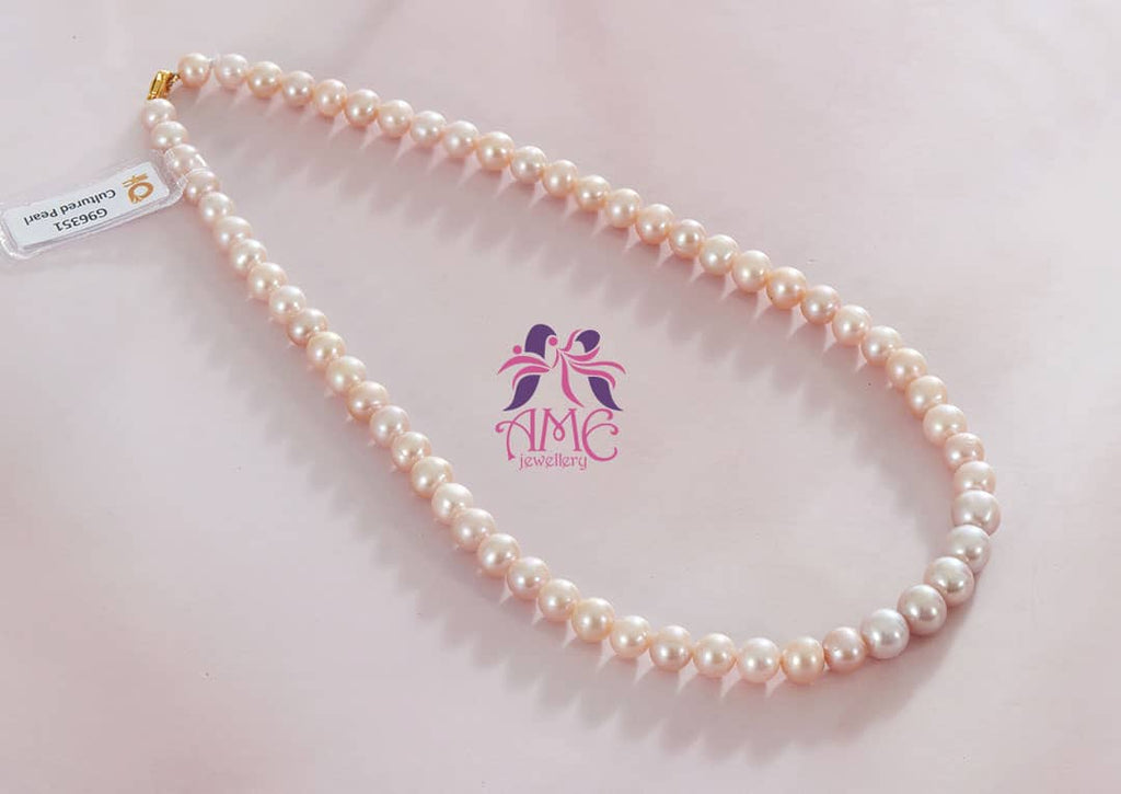 Vòng cổ Chuỗi Ngọc trai nước ngọt Lavender Freshwater Pearl Strand Necklace by AME Jewellery