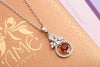 Mặt dây Đá quý tự nhiên Garnet nhỏ xinh - AME Jewellery