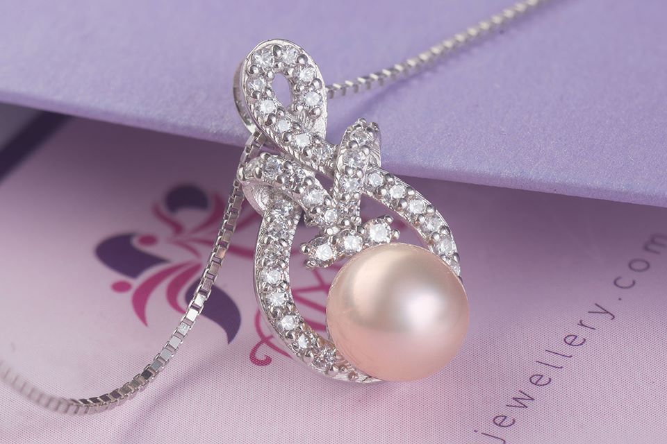 Mặt dây chuyền Ngọc trai nước ngọt Freshwater Pearl Pendant - AME Jewellery