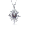 Mặt dây Ngọc trai nước ngọt Lavender Freshwater Pearl Pendant - AME Jewellery