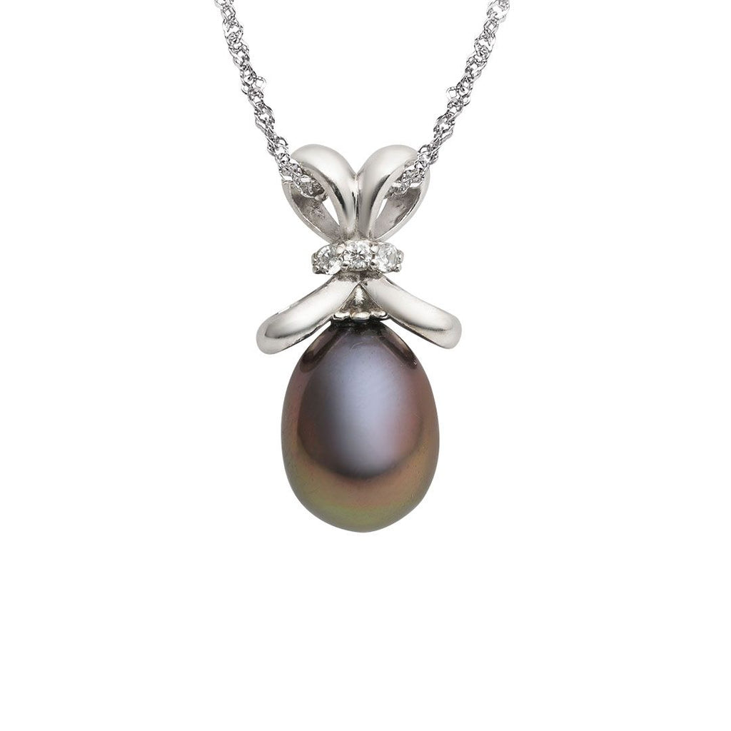 Mặt dây chuyền Ngọc trai Peacock Freshwater Pearl Pendant - AME Jewellery