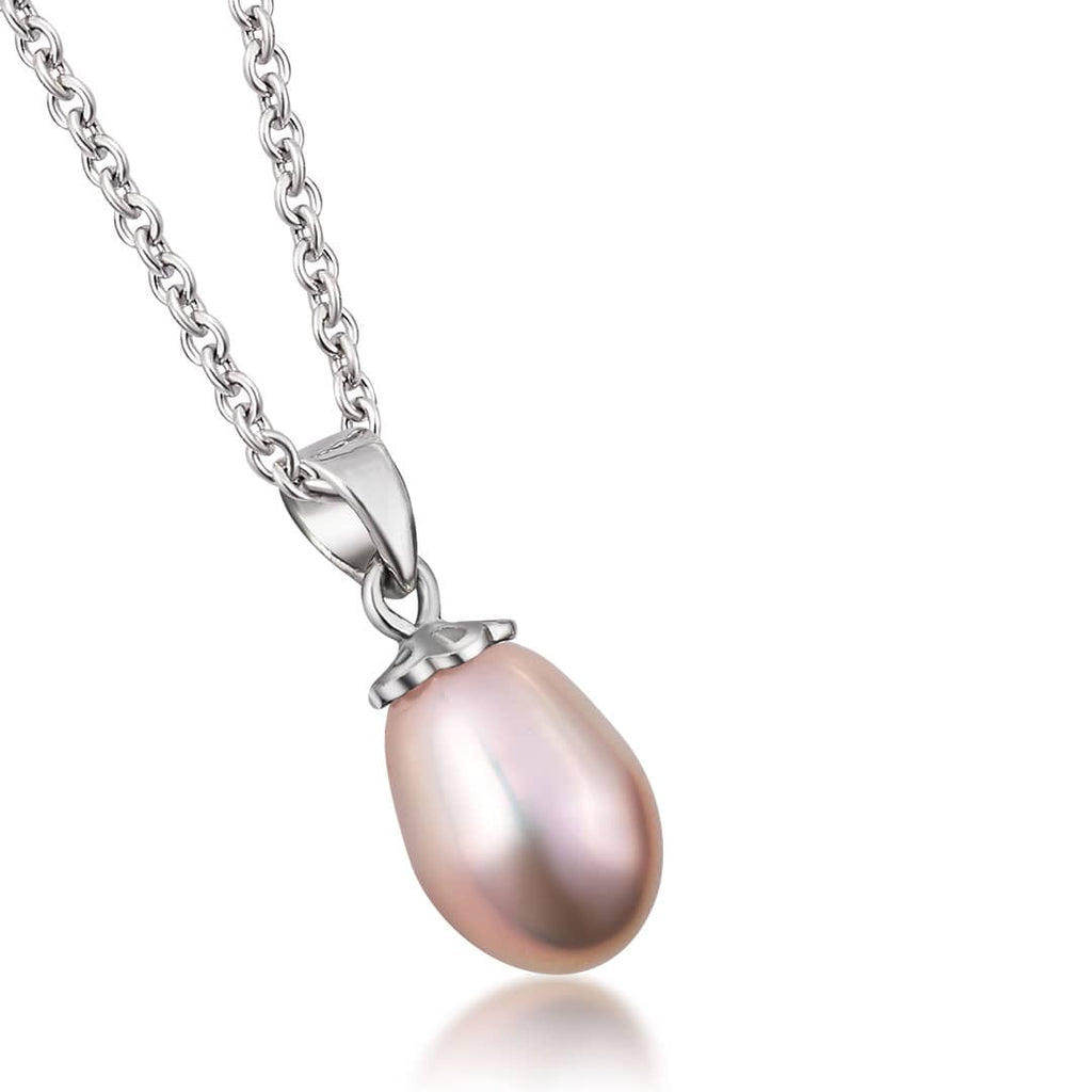 Mặt dây chuyền Ngọc trai giọt Lavender Teardrop Freshwater Pearl Pendant Necklace by AME Jewellery