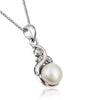 Mặt dây chuyền Ngọc trai trắng White Freshwater Pearl Pendant Necklace by AME Jewellery