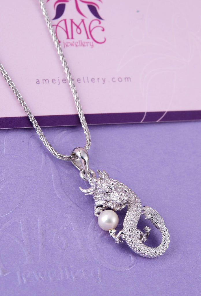 Mặt dây chuyền Rồng Ngọc trai Pearl Dragon Pendant Necklace byl AME Jewellery