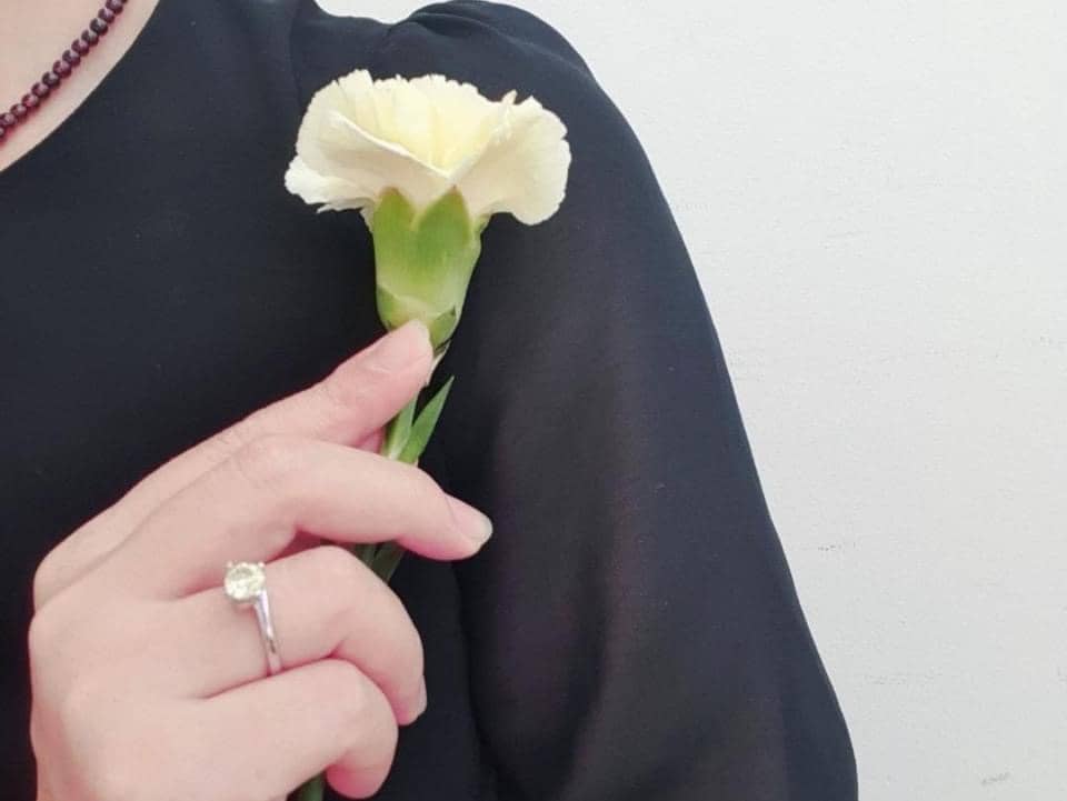 Nhẫn Đá quý thiên nhiên Citrine Solitaire Twist Ring in Sterling Silver by AME Jewellery