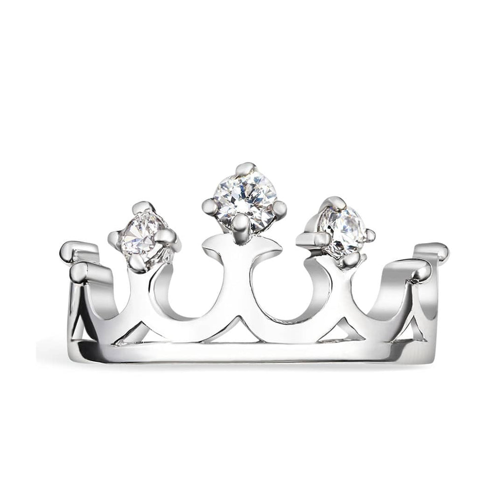 Nhẫn bạc Vương miện | Crown Silver Ring | AME Jewellery