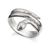 Nhẫn nữ Rắn bạc | Snake Silver Ring | AME Jewellery