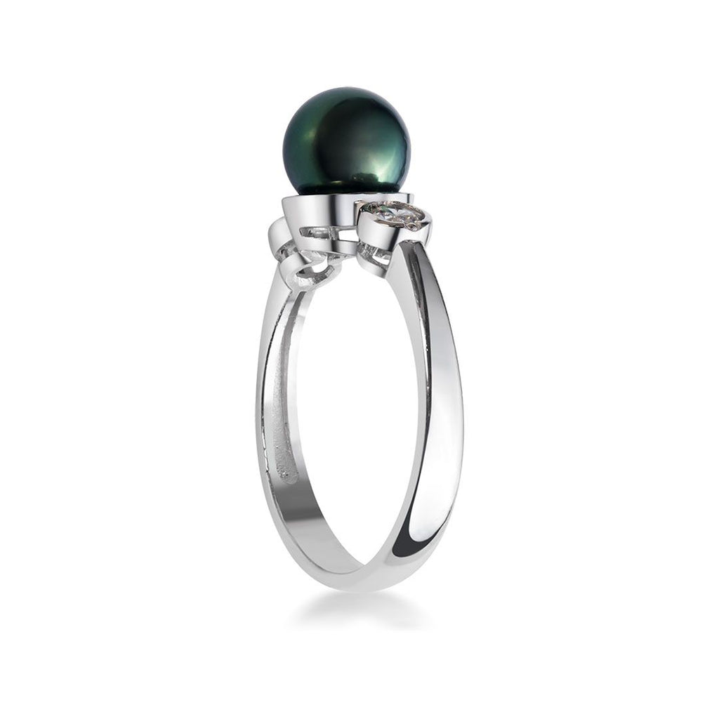 Nhẫn Ngọc trai nước ngọt Peacock Freshwater Pearl Ring - AME Jewellery