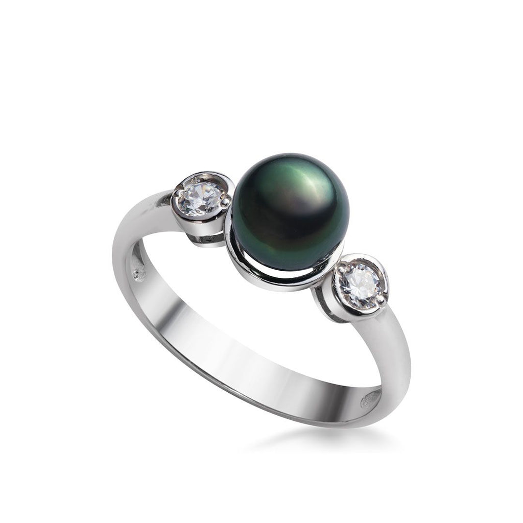 Nhẫn Ngọc trai nước ngọt Peacock Freshwater Pearl Ring - AME Jewellery