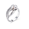 Nhẫn nữ Rắn ngậm Ngọc trai  Pearl snake ring | AME Jewellery