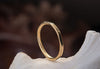 Nhẫn lông đuôi Voi Vàng 14K - Elephant tail hair Ring in 14K Yellow Gold - AME Jewellery