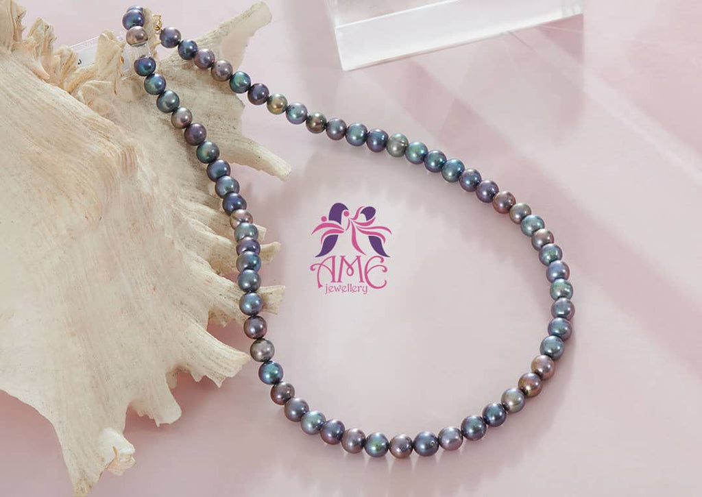 Vòng cổ Chuỗi Ngọc trai nước ngọt Peacock Pearl Strand Necklace by AME Jewellery