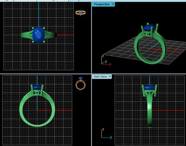 Thiết kế trang sức 3D jewelry design - AME Jewellery 