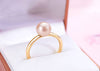 Nhẫn Vàng 14K Ngọc trai Pink Freshwater Pearl Gold Ring | AME Jewellery