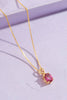 Mặt dây chuyền Vàng Đá quý thiên nhiên Pink Topaz Pendant Necklace in 18K Yellow Gold by AME Jewellery